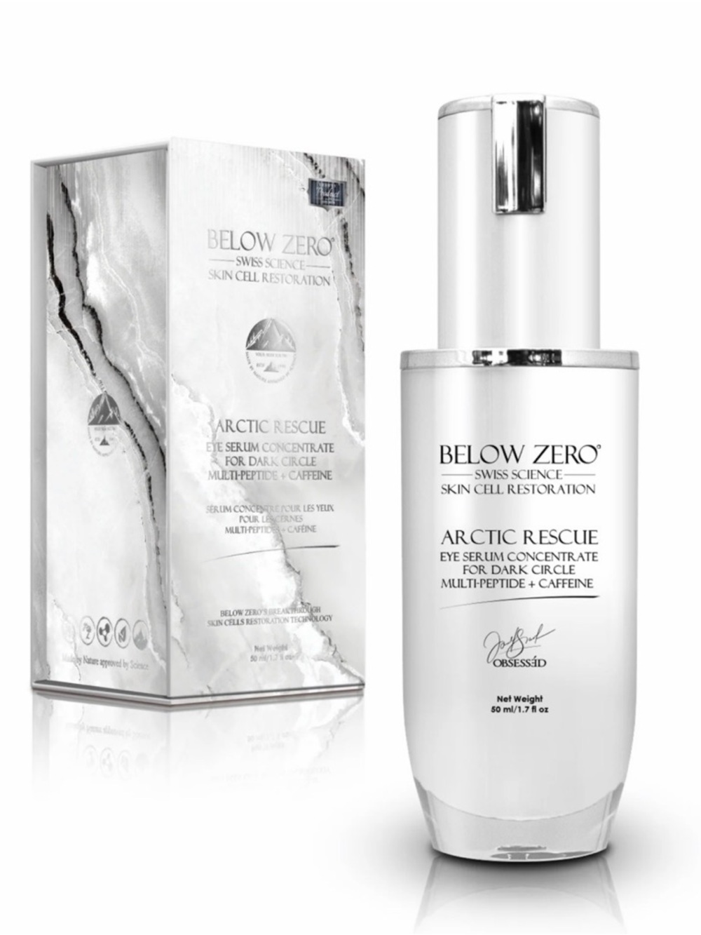 Below Zero Arctic Rescue Eye Serum Concentrate for Dark Circle Multi-Peptide + C